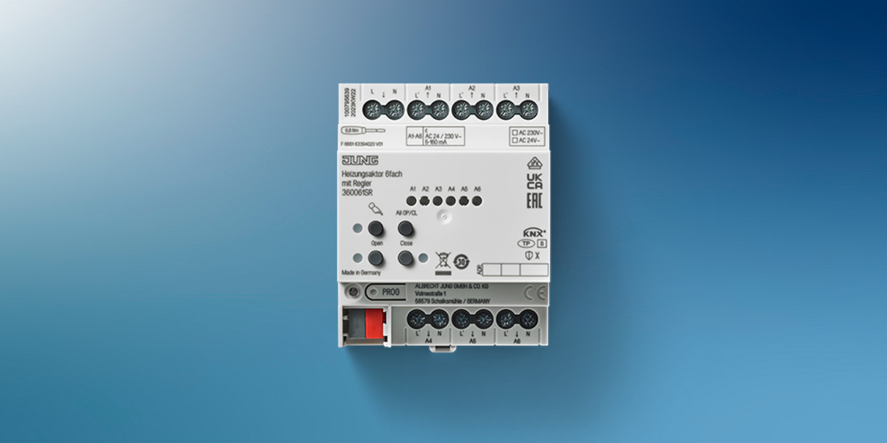 KNX Heizungsaktor 6-fach bei Neidenberger Elektrotechnik GmbH in Feuchtwangen